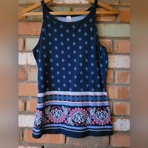 Blue tank top